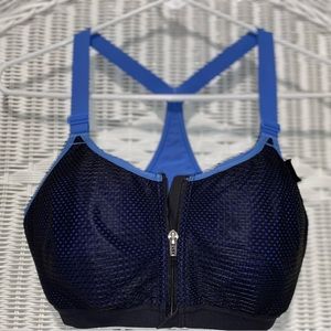 VICTORIA'S SECRET Knockout High Impact Front-Close Sports Bra Size:34D